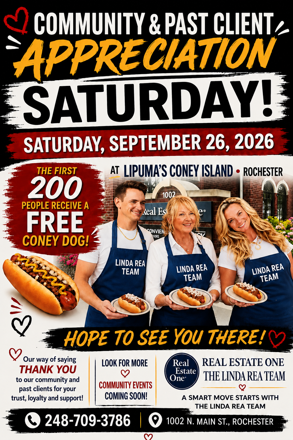 Linda Rea Team Community and Past Client Appreciation event at Lipuma’s Coney Island in Rochester