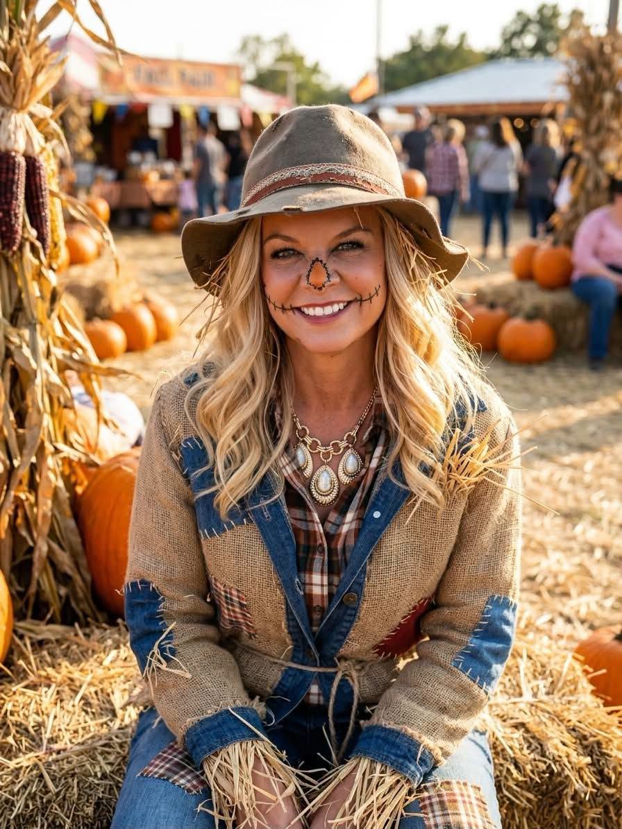 Paula welcoming families to Paula’s Pumpkin Patch in Downtown Rochester